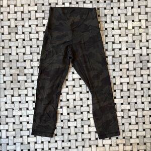 lululemon athletica Black Camo Leggings